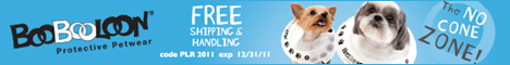 Free shipping with code PLR2011 at boobooloon.com