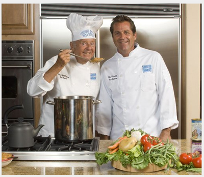 Dick and Jimmy cooking Natural Balance