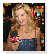 Megan Blake reporting live from The Genesis Awards 2012
