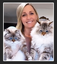 Molly O'Neill  and Chipmunk (Mayo Cat)  on Pet Life Radio