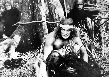 Tarzan (Elmo Lincoln) with his Mangani mother, Kala, from the historic 1918 film on Pet Life Radio