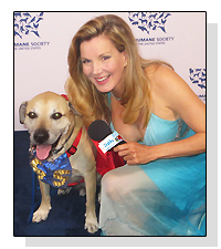 Megan Blake & Super Smiley at HSUS Gala 2015 on Pet Life Radio