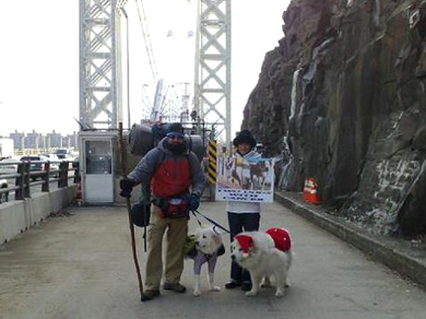 Luke Robinson on the GW Bridge in NYC